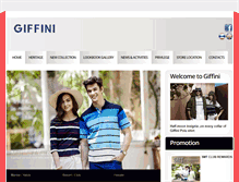 Tablet Screenshot of giffini.com